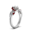 Load image into Gallery viewer, vine-willow-semi-mount-diamond-ring-with-ruby-willow-wedding-set-in-white-gold-FDENR3211SMGRUDR-NL-WG