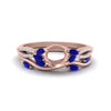 Load image into Gallery viewer, vine-willow-semi-mount-diamond-ring-with-sapphire-willow-wedding-set-in-rose-gold-FDENR3211SMGSABL-NL-RG