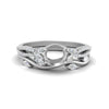 Load image into Gallery viewer, vine-willow-semi-mount-diamond-ring-with-willow-wedding-set-in-white-gold-FDENR3211SM-NL-WG