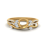 Load image into Gallery viewer, vine-willow-semi-mount-diamond-ring-with-willow-wedding-set-in-yellow-gold-FDENR3211SM-NL-YG