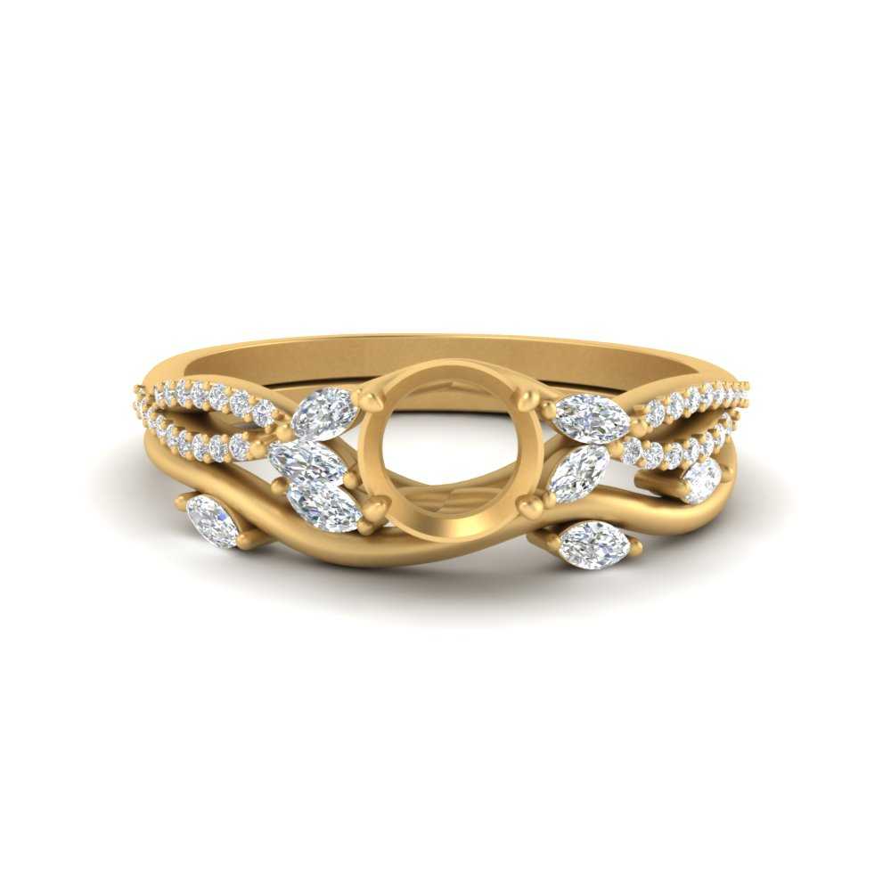 vine-willow-semi-mount-diamond-ring-with-willow-wedding-set-in-yellow-gold-FDENR3211SM-NL-YG