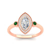 Load image into Gallery viewer, vintage-bezel-marquise-cut-emerald-halo-engagement-ring-in-rose-gold-fdenr11745mqgemgrangle5-nl-rg.jpg