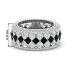 Load image into Gallery viewer, Vintage Princess And Round Anniversary Eternity Band
