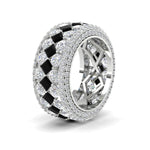 Load image into Gallery viewer, Vintage Princess And Round Anniversary Eternity Band

