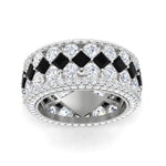 Load image into Gallery viewer, Vintage Princess And Round Anniversary Eternity Band

