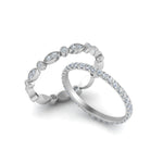 Load image into Gallery viewer, vintage-diamond-stackable-wedding-rings-in-white-gold-FD8643B-NL-WG.jpg
