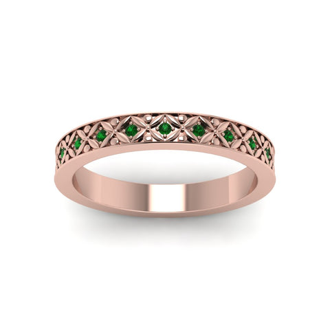vintage-emerald-eternity-band-for-her-in-rose-gold-FDEWB8646GEMGR-NL-RG