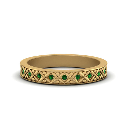 vintage-emerald-eternity-band-for-her-in-yellow-gold-FDEWB8646GEMGR-NL-YG