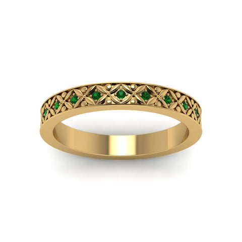 vintage-emerald-eternity-band-for-her-in-yellow-gold-FDEWB8646GEMGR-NL-YG