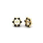 Load image into Gallery viewer, vintage-halo-black-diamond-earring-jackets-for-1-carat-studs-in-yellow-gold-fdear815gblackangle1-1.00ct-nl-yg.jpg
