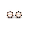Load image into Gallery viewer, vintage-halo-black-diamond-earring-jackets-for-2-carat-studs-in-rose-gold-fdear815gblackangle2-2.00ct-nl-rg.jpg?v=1762757057