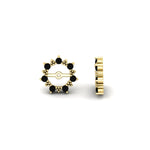 Load image into Gallery viewer, vintage-halo-black-diamond-earring-jackets-for-2-carat-studs-in-yellow-gold-fdear815gblackangle4-2.00ct-nl-yg.jpg?v=1762757654
