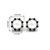 Load image into Gallery viewer, vintage-halo-black-diamond-earring-jackets-for-3-carat-studs-in-white-gold-fdear815gblackangle2-3.00ct-nl-wg-hw.jpg?v=1762758803