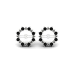 Load image into Gallery viewer, vintage-halo-black-diamond-earring-jackets-for-3-carat-studs-in-white-gold-fdear815gblackangle2-3.00ct-nl-wg.jpg?v=1762758803