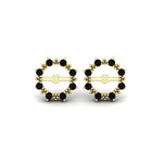Load image into Gallery viewer, vintage-halo-black-diamond-earring-jackets-for-3-carat-studs-in-yellow-gold-fdear815gblackangle2-3.00ct-nl-yg.jpg?v=1762759333