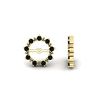 Load image into Gallery viewer, vintage-halo-black-diamond-earring-jackets-for-4-carat-studs-in-yellow-gold-fdear815gblackangle4-4.00ct-nl-yg_9c60e53c-51f5-4956-a7dc-3a686667fc54.jpg?v=1762759227
