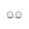 Load image into Gallery viewer, vintage-halo-diamond-earring-jackets-for-2-carat-studs-in-rose-gold-fdear815angle2-2.00ct-nl-rg.jpg?v=1762757057