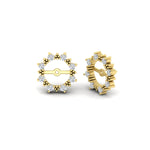 Load image into Gallery viewer, vintage-halo-diamond-earring-jackets-for-3-carat-studs-in-yellow-gold-fdear815angle1-3.00ct-nl-yg.jpg?v=1762758803