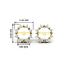 Load image into Gallery viewer, vintage-halo-diamond-earring-jackets-for-3-carat-studs-in-yellow-gold-fdear815angle2-3.00ct-nl-yg-hw.jpg?v=1762758803