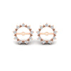Load image into Gallery viewer, vintage-halo-diamond-earring-jackets-for-4-carat-studs-in-rose-gold-fdear815angle2-4.00ct-nl-rg.jpg?v=1762758662