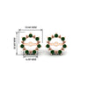 Load image into Gallery viewer, vintage-halo-emerald-earring-jackets-for-2-carat-studs-in-rose-gold-fdear815gemgrangle2-2.00ct-nl-rg-hw.jpg?v=1762757057
