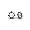 Load image into Gallery viewer, vintage-halo-emerald-earring-jackets-for-2-carat-studs-in-white-gold-fdear815gemgrangle1-2.00ct-nl-wg.jpg?v=1762757057