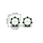Load image into Gallery viewer, vintage-halo-emerald-earring-jackets-for-2-carat-studs-in-white-gold-fdear815gemgrangle2-2.00ct-nl-wg-hw.jpg?v=1762757057
