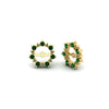 Load image into Gallery viewer, vintage-halo-emerald-earring-jackets-for-2-carat-studs-in-yellow-gold-fdear815gemgrangle1-2.00ct-nl-yg.jpg?v=1762757654