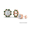 Load image into Gallery viewer, vintage-halo-emerald-earring-jackets-for-3-carat-studs-in-rose-gold-fdear815gemgrangle3-3.00ct-nl-rg.jpg?v=1762758803