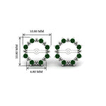 Load image into Gallery viewer, vintage-halo-emerald-earring-jackets-for-3-carat-studs-in-white-gold-fdear815gemgrangle2-3.00ct-nl-wg-hw.jpg?v=1762758803