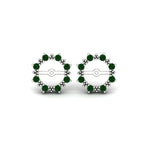 Load image into Gallery viewer, vintage-halo-emerald-earring-jackets-for-3-carat-studs-in-white-gold-fdear815gemgrangle2-3.00ct-nl-wg.jpg?v=1762758803