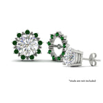 Load image into Gallery viewer, vintage-halo-emerald-earring-jackets-for-4-carat-studs-in-white-gold-fdear815gemgrangle3-4.00ct-nl-wg.jpg?v=1762758662
