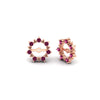 Load image into Gallery viewer, vintage-halo-pink-sapphire-earring-jackets-for-2-carat-studs-in-rose-gold-fdear815gsadrpiangle1-2.00ct-nl-rg.jpg?v=1762757057