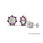Load image into Gallery viewer, vintage-halo-pink-sapphire-earring-jackets-for-2-carat-studs-in-white-gold-fdear815gsadrpiangle3-2.00ct-nl-wg-lg1.jpg?v=1762757057
