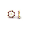 Load image into Gallery viewer, vintage-halo-pink-sapphire-earring-jackets-for-3-carat-studs-in-yellow-gold-fdear815gsadrpiangle4-3.00ct-nl-yg.jpg?v=1762759333