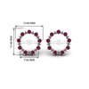 Load image into Gallery viewer, vintage-halo-pink-sapphire-earring-jackets-for-4-carat-studs-in-white-gold-fdear815gsadrpiangle2-4.00ct-nl-wg-hw.jpg?v=1762758663