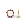 Load image into Gallery viewer, vintage-halo-pink-sapphire-earring-jackets-for-4-carat-studs-in-yellow-gold-fdear815gsadrpiangle4-4.00ct-nl-yg_e9f2abf4-8c12-4cb2-9d0c-3dff126a846a.jpg?v=1762758664