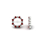 Load image into Gallery viewer, vintage-halo-ruby-earring-jackets-for-3-carat-studs-in-white-gold-fdear815grudrangle4-3.00ct-nl-wg.jpg?v=1762758803