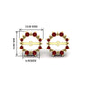 Load image into Gallery viewer, vintage-halo-ruby-earring-jackets-for-3-carat-studs-in-yellow-gold-fdear815grudrangle2-3.00ct-nl-yg-hw.jpg?v=1762759333