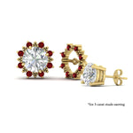 Load image into Gallery viewer, vintage-halo-ruby-earring-jackets-for-3-carat-studs-in-yellow-gold-fdear815grudrangle3-3.00ct-nl-yg-lg1.jpg?v=1762759333