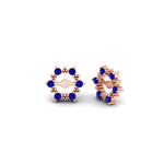 Load image into Gallery viewer, vintage-halo-sapphire-earring-jackets-for-1-carat-studs-in-rose-gold-fdear815gsablangle1-1.00ct-nl-rg.jpg
