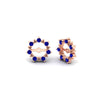 Load image into Gallery viewer, vintage-halo-sapphire-earring-jackets-for-2-carat-studs-in-rose-gold-fdear815gsablangle1-2.00ct-nl-rg.jpg?v=1762757057