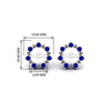 Load image into Gallery viewer, vintage-halo-sapphire-earring-jackets-for-2-carat-studs-in-white-gold-fdear815gsablangle2-2.00ct-nl-wg-hw.jpg?v=1762757057