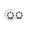 Load image into Gallery viewer, vintage-halo-sapphire-earring-jackets-for-2-carat-studs-in-yellow-gold-fdear815gsablangle2-2.00ct-nl-yg-hw.jpg?v=1762757654