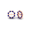 Load image into Gallery viewer, vintage-halo-sapphire-earring-jackets-for-3-carat-studs-in-rose-gold-fdear815gsablangle1-3.00ct-nl-rg.jpg?v=1762758803