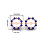 Load image into Gallery viewer, vintage-halo-sapphire-earring-jackets-for-3-carat-studs-in-rose-gold-fdear815gsablangle2-3.00ct-nl-rg-hw.jpg?v=1762758803
