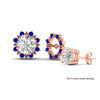 Load image into Gallery viewer, vintage-halo-sapphire-earring-jackets-for-3-carat-studs-in-rose-gold-fdear815gsablangle3-3.00ct-nl-rg-lg1.jpg?v=1762758803