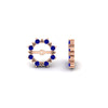 Load image into Gallery viewer, vintage-halo-sapphire-earring-jackets-for-3-carat-studs-in-rose-gold-fdear815gsablangle4-3.00ct-nl-rg.jpg?v=1762758803