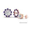 Load image into Gallery viewer, vintage-halo-sapphire-earring-jackets-for-4-carat-studs-in-rose-gold-fdear815gsablangle3-4.00ct-nl-rg.jpg?v=1762758663