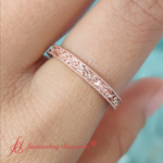 Load image into Gallery viewer, Vintage Hand Engraved Wedding Band
